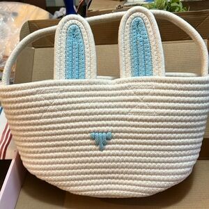 WOVEN EASTER BUNNY BASKET